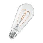 Osram Vintage 1906 LED E27 Edison Fadenlampe Klar 7.2W 806lm - 927  | Höchste Farbwiedergabe - Dimmbar - Ersatz Für 60W