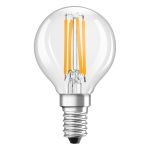 Ledvance Classic LED E14 Birne Fadenlampe Klar 4W 470lm - 827 | Ersatz für 40W