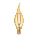 Ledvance Vintage 1906 LED E14 Kerze Gold 2.5W 220lm - 824 | Ersatz für 22W
