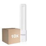 Mehrfachpackung 10x PL-L LED 7.9W 1000lm - 840 Kaltweiß | 4-Pins - Ersatz Für 18W