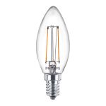 Philips Corepro LED Kerze E14 Fadenlampe Klar 2W 250lm – 840  | Ersatz für 25W