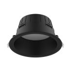 LED Deckenstrahler Tief Einbau Schwarz 21W 2400lm 100D - 827-830-840 CCT | 226mm - Ausschnitt 200mm