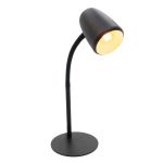 Eglo Lampe De Chevet Carlo Échantillon Noir | Convient pour 1x E14