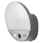 Ledvance Smart+ WiFi Garden applique murale Foncé Gris Extérieur 15W 950lm - 830 | Ronde Camera - Sensor Remote