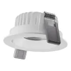 Ledvance Spot LED Adjust Aluminium Blanc 8W 680lm 36D - 930 Blanc Chaud | Diamètre 83mm - IP20 - Meilleur Rendu De Couleur - Dimmable