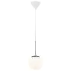 Nordlux Café Suspension Luminaire Verre Blanc | Convient pour E27