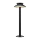 Nordlux Solar Éclairage de jardin Justina Métal Noir 5W 400lm - 830  | Détecteur de Mouvement et de Lumière