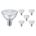 Lot 6x Philips Master Value LED ampoule Réflecteur E27 PAR30 9.5W 740lm 25D - 927  | Meilleur rendu de couleur - Dimmable - Remplacement 75W