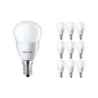 Lot 10x Philips Corepro LED Lustre E14 Boule Dépolie 5W 470lm - 827 Blanc Très Chaud | Équivalent 40W