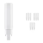 Lot 10x Ledvance Dulux-D LED  6W - 830 Blanc Chaud | 2 Broches - Remplacement 13W