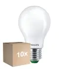 Lot 10x Philips MASTER LED Ampoule Ultra Efficient E27 Poire Dépolie 4W 840lm - 840 Blanc Froid | Remplacement 60W