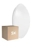 Lot 5x Ledvance Surface Circulaire 350 Blanc 18W 1440lm - 840 Blanc Froid | IP44 - avec Sensor - Remplacement 2x18W