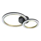 Eglo Plafonnier Calliera Échantillon Noir, Laiton 12W 1500lm - 830  | Dimmable